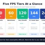 30 FPS vs 60 FPS vs 120 FPS vs 144 FPS vs 240 FPS Compared