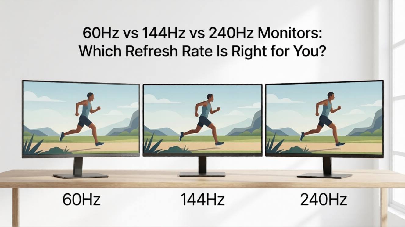 60Hz vs 144Hz vs 240Hz Monitors: Which Refresh Rate Is Right for You ...