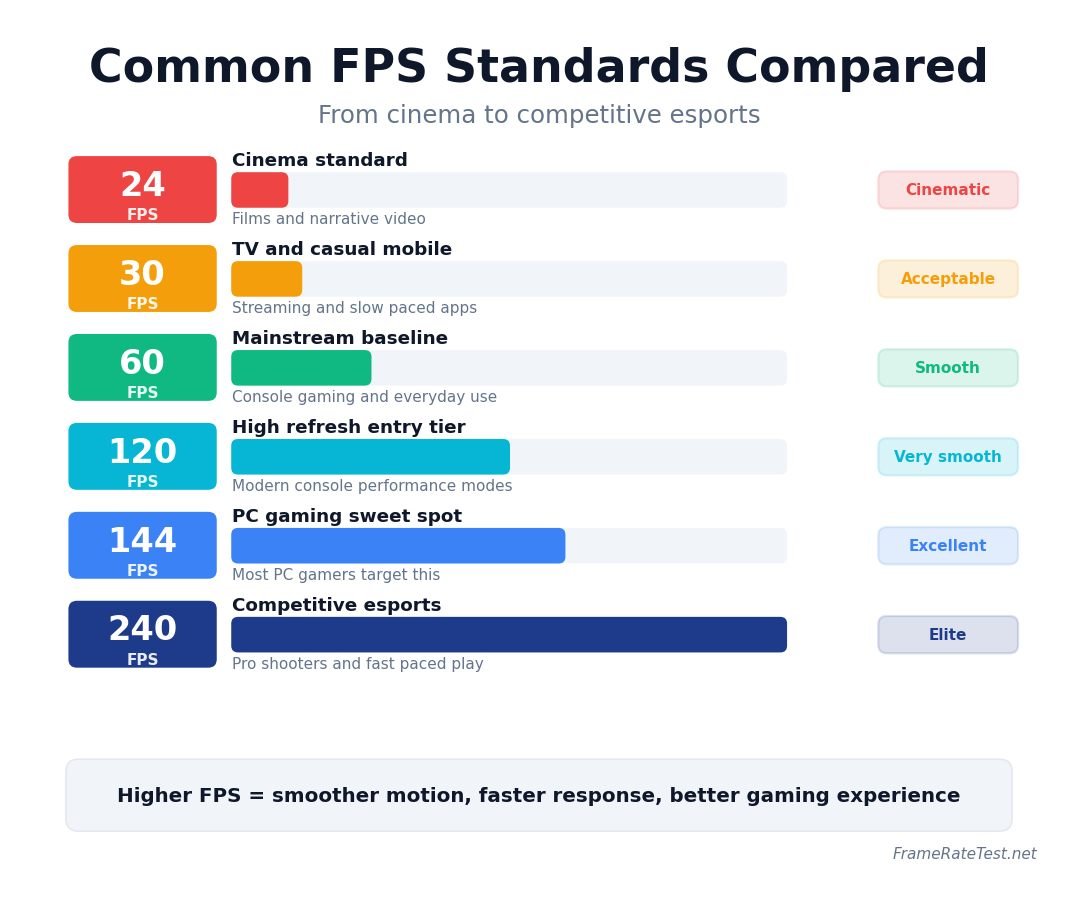 Common FPS Standards You Will Encounter