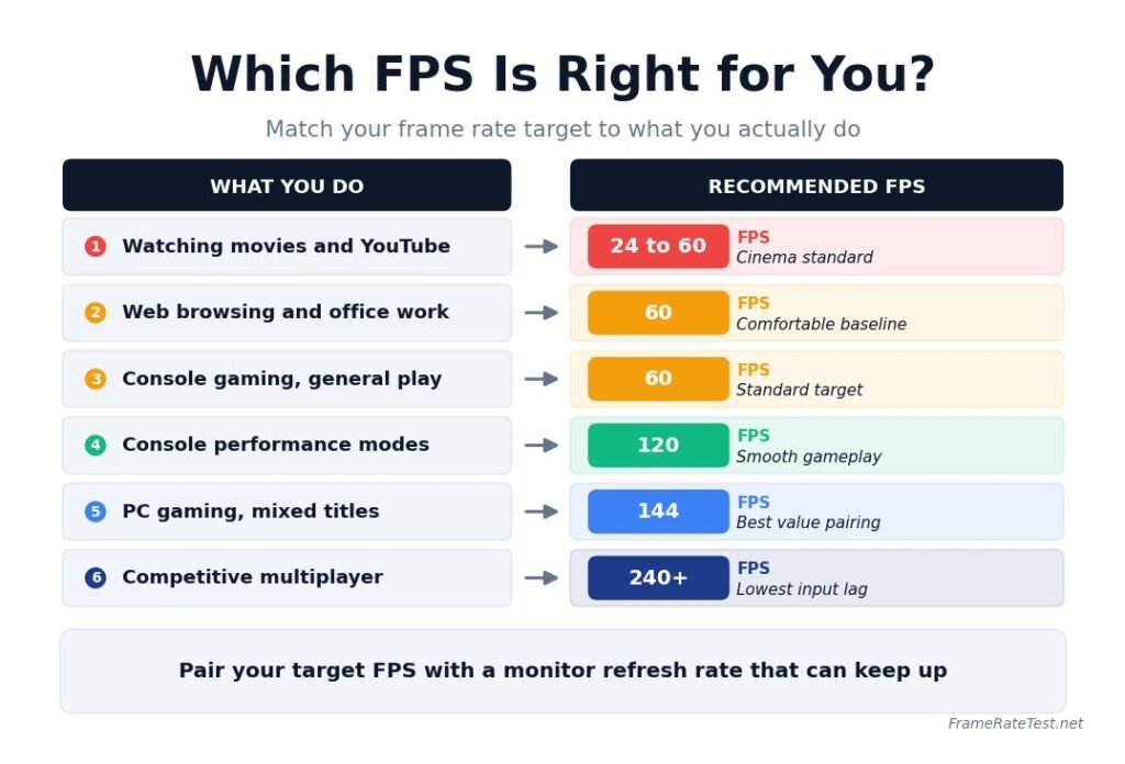 How to Choose the Right Frame Rate for You
